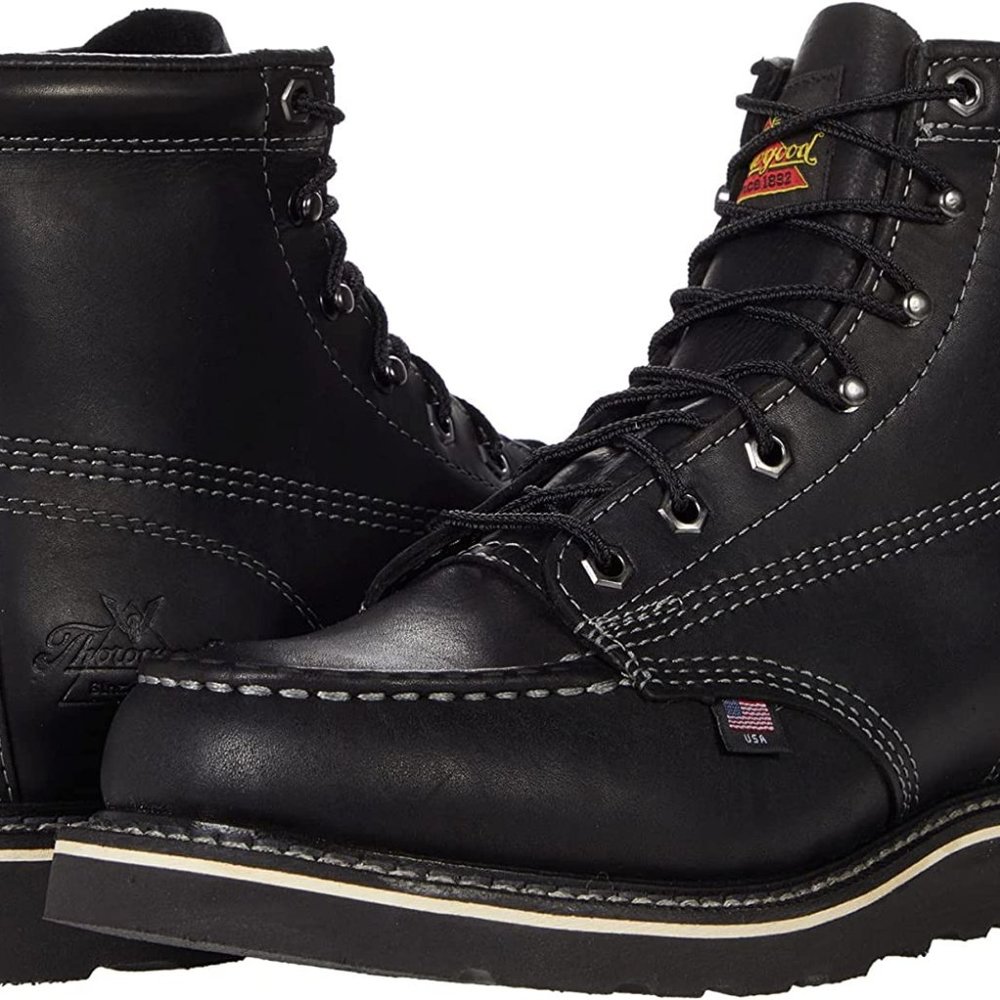 Thorogood American Heritage 6” Moc Toe Work Boots for Men Size 8